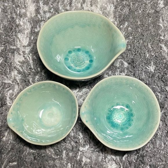 NIB Anthropologie Old Havana Measuring Cups -Set of 3 - Picture 4 of 7